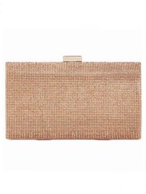 RARE rose gold diamond clutch bag